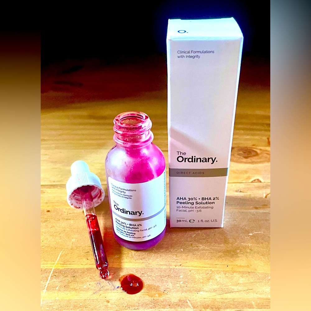 NWOT • Sealed/Unopened • The Ordinary • AHA 30% •BHA 2% Peeling Solution • 30 mL